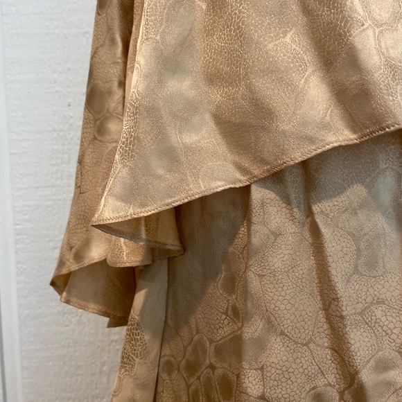 Rachel Zoe Silk Nude Dress w Low Back - Picture 2 of 5